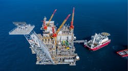 Leviathan platform offshore Israel Leviathan platform offshore Israel