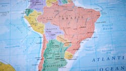 South America map South America map