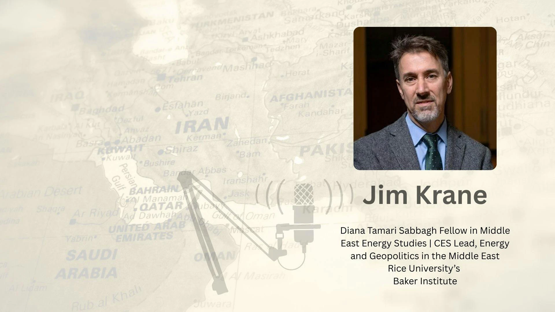 Jim Krane, Rice University's Baker Institute