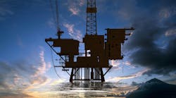 illustration of an offshore rig illustration of an offshore rig