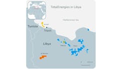 TotalEnergies Libya operations map TotalEnergies Libya operations map