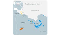 TotalEnergies Libya operations map TotalEnergies Libya operations map