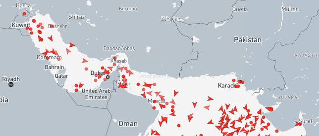 Strait of Hormuz tankers