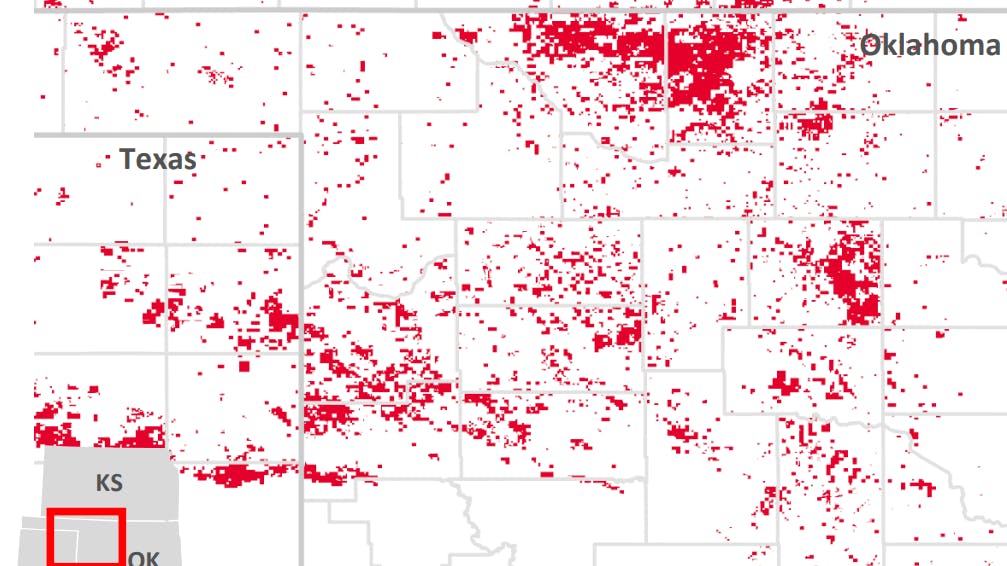Mach Natural Resources midcontinent asset map