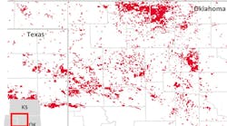 Mach Natural Resources midcontinent asset map Mach Natural Resources midcontinent asset map