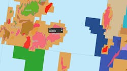 Kvitebjørn gas and condensate field map Kvitebjørn gas and condensate field map