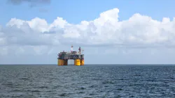 Oil and gas platform in US Gulf of Mexico Oil and gas platform in US Gulf of Mexico