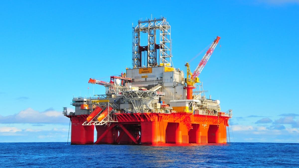 Transocean Barents harsh-environment semisubmersible drilling rig