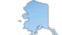 State of Alaska outline State of Alaska outline