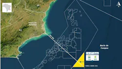 Map of oil and gas exploration blocks offshore Brazil Map of oil and gas exploration blocks offshore Brazil
