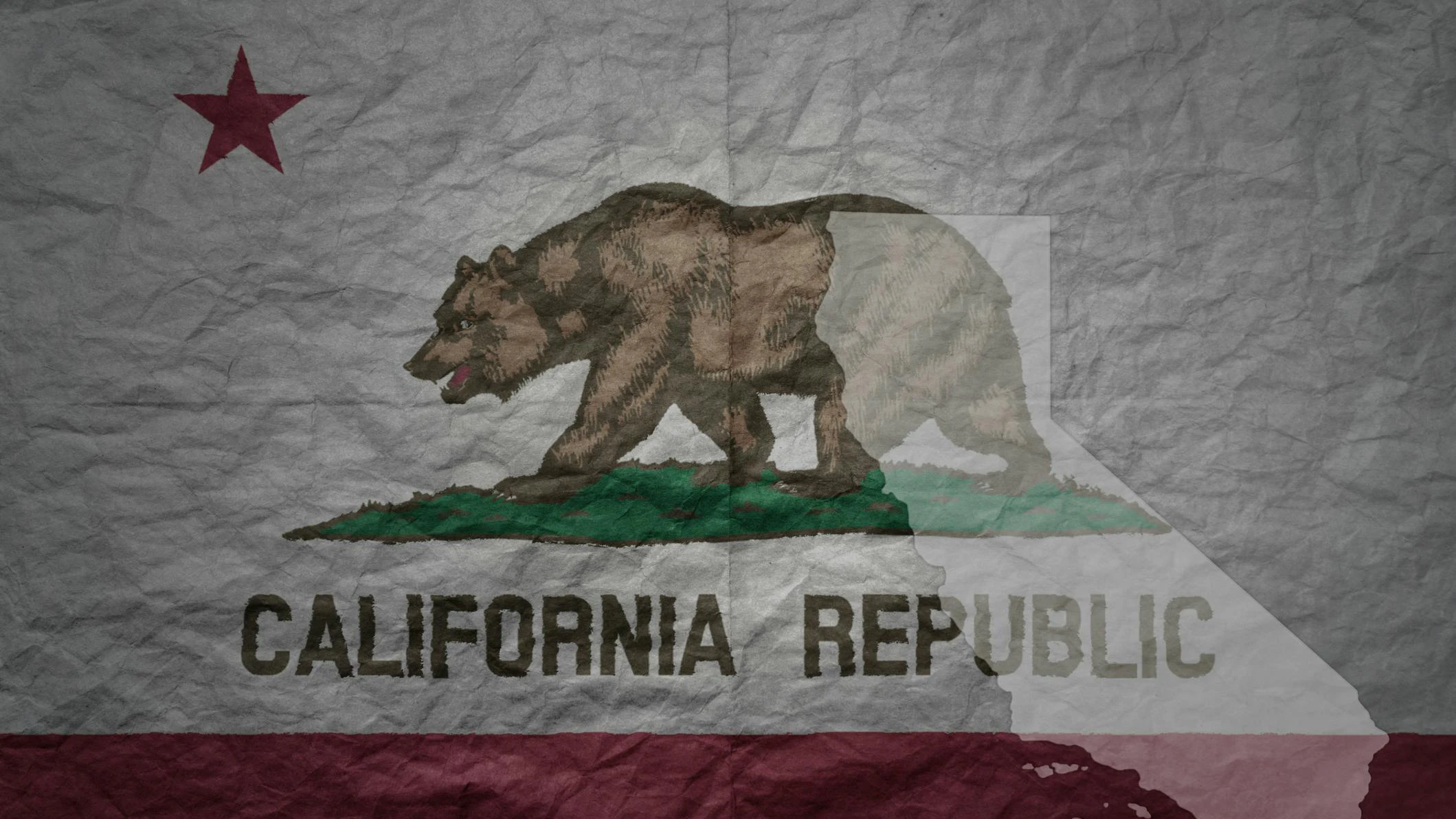 California state flag