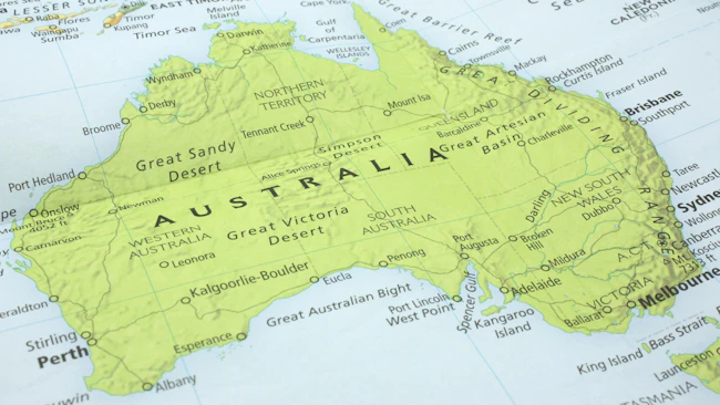Map of Australia