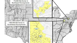 Range Resources oil and gas asset map Range Resources oil and gas asset map