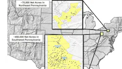 Range Resources oil and gas asset map Range Resources oil and gas asset map