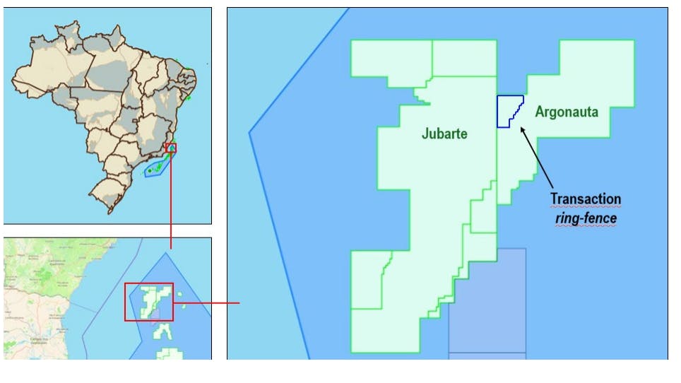 Map of ring-fence location