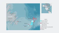 Bay du Nord map Bay du Nord map