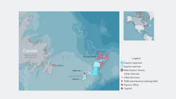 Bay du Nord map Bay du Nord map