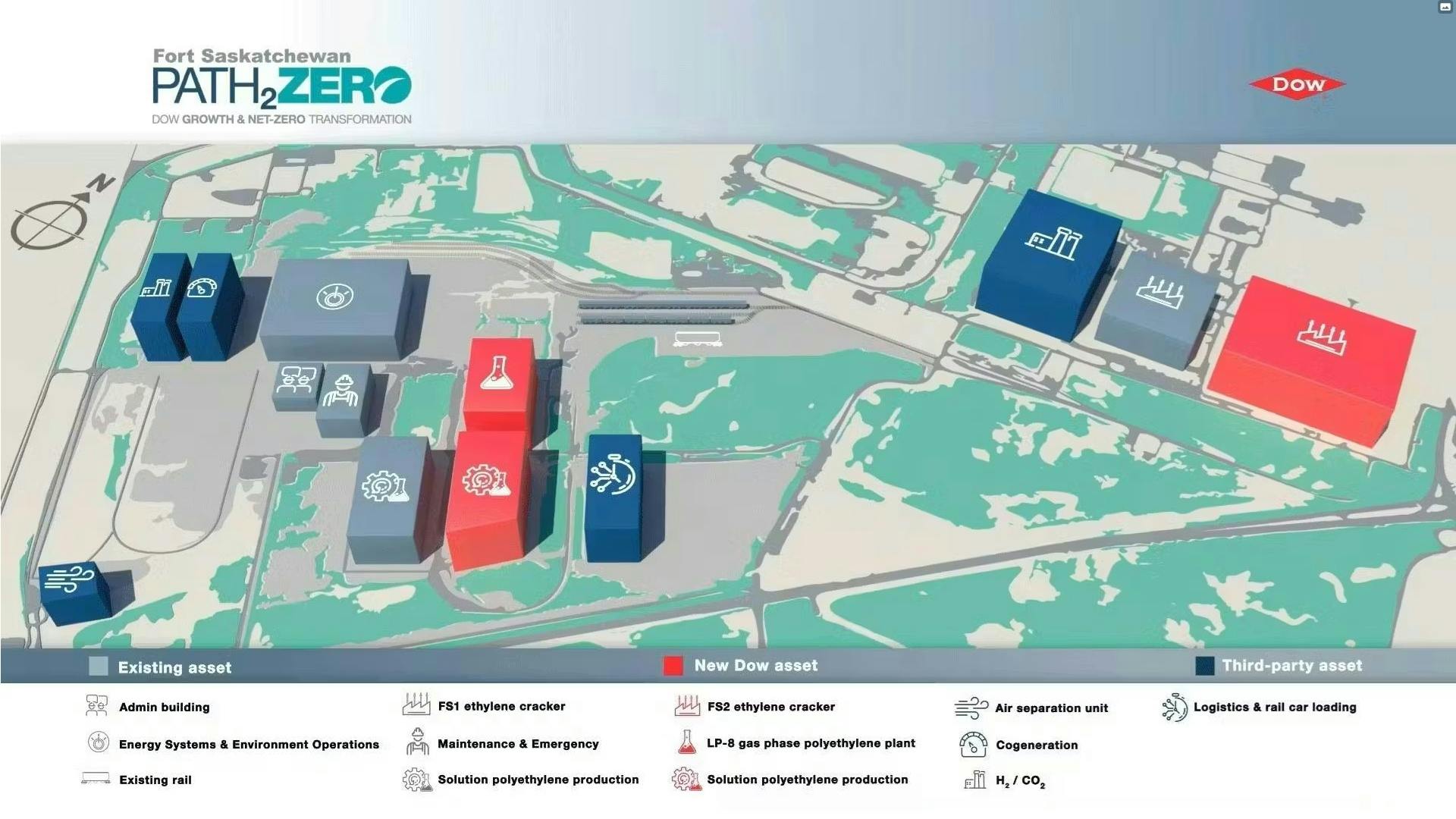 Dow Inc.'s Fort Saskatchewan Path2Zero illustration