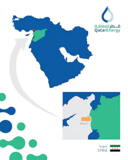 Map of area of interest offshore Syria Map of area of interest offshore Syria