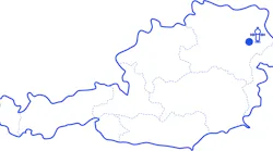 Map showing location of Wittau gas field onshore Austria Map showing location of Wittau gas field onshore Austria