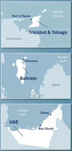 EOG Resources international operations map EOG Resources international operations map