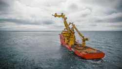 Edda Freya vessel at work for Deepocean Edda Freya vessel at work for Deepocean