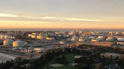 Chevron El Segundo, Calif., refinery at sunrise Chevron El Segundo, Calif., refinery at sunrise
