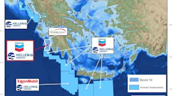 Map of oil and gas concessions offshore Greece Map of oil and gas concessions offshore Greece