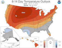 8-14 day temperature outlook 8-14 day temperature outlook
