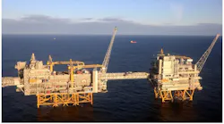 Johan Sverdrup field in the North Sea Johan Sverdrup field in the North Sea