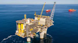 Troll A platform in the North Sea Troll A platform in the North Sea