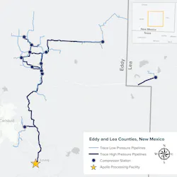 Trace's Northern Delaware basin system Trace's Northern Delaware basin system