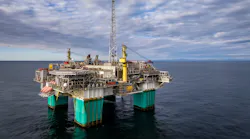 Gjøa semi-submersible platform