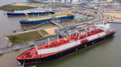 LNG trains at Sabine Pass LNG