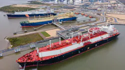 LNG trains at Sabine Pass LNG