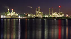 Gulf Petrochemical Industries Co.'s chemicals complex at Sitra, Bahrain