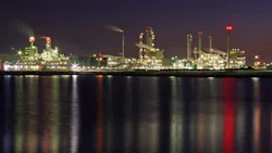 Gulf Petrochemical Industries Co.'s chemicals complex at Sitra, Bahrain