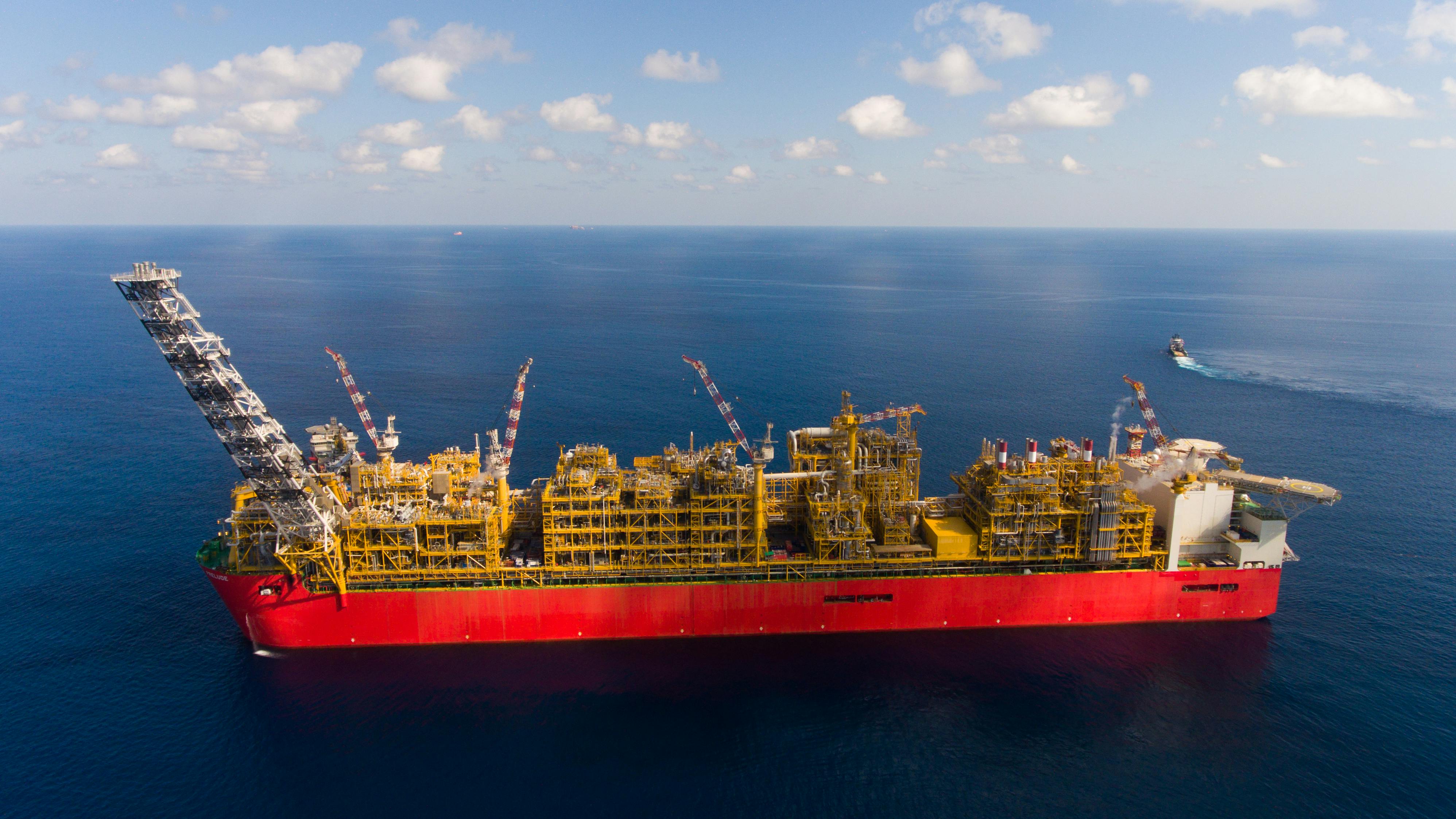 Prelude FLNG vessel