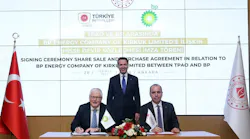 bp plc, TPAO representatives at signing ceremony