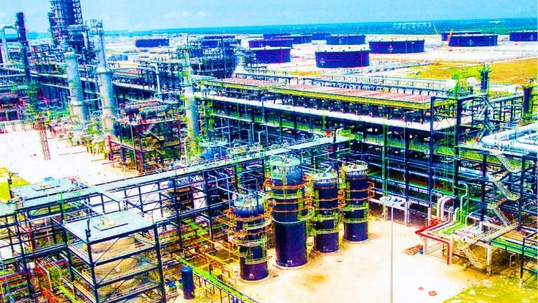 Lekki integrated refining complex in Nigeria