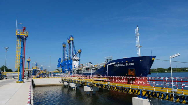 Orlen&rsquo;s new marine transshipment terminal.