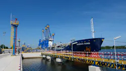 Orlen’s new marine transshipment terminal.
