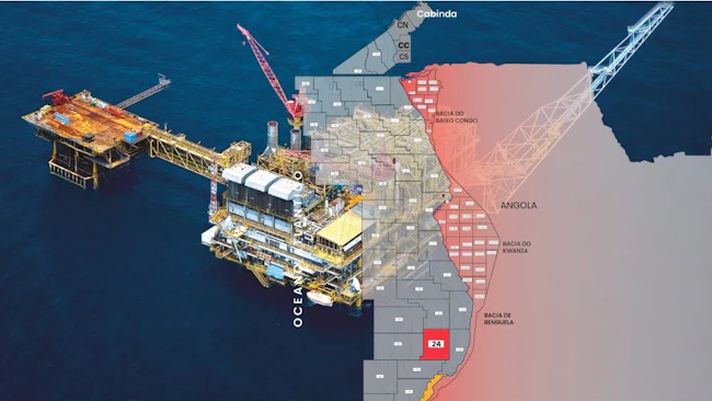 Block 24 location offshore Angola.