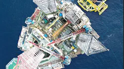 Offshore oil and gas platform