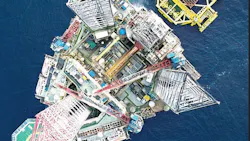Offshore oil and gas platform
