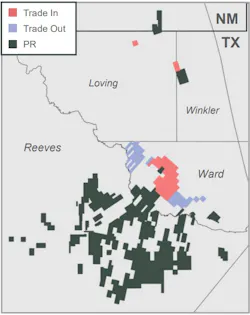 Permian Resources' trade in Ward County with another operator is expected to close later this quarter.