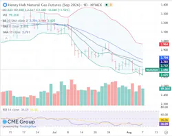 Henry Hub natural gas futures