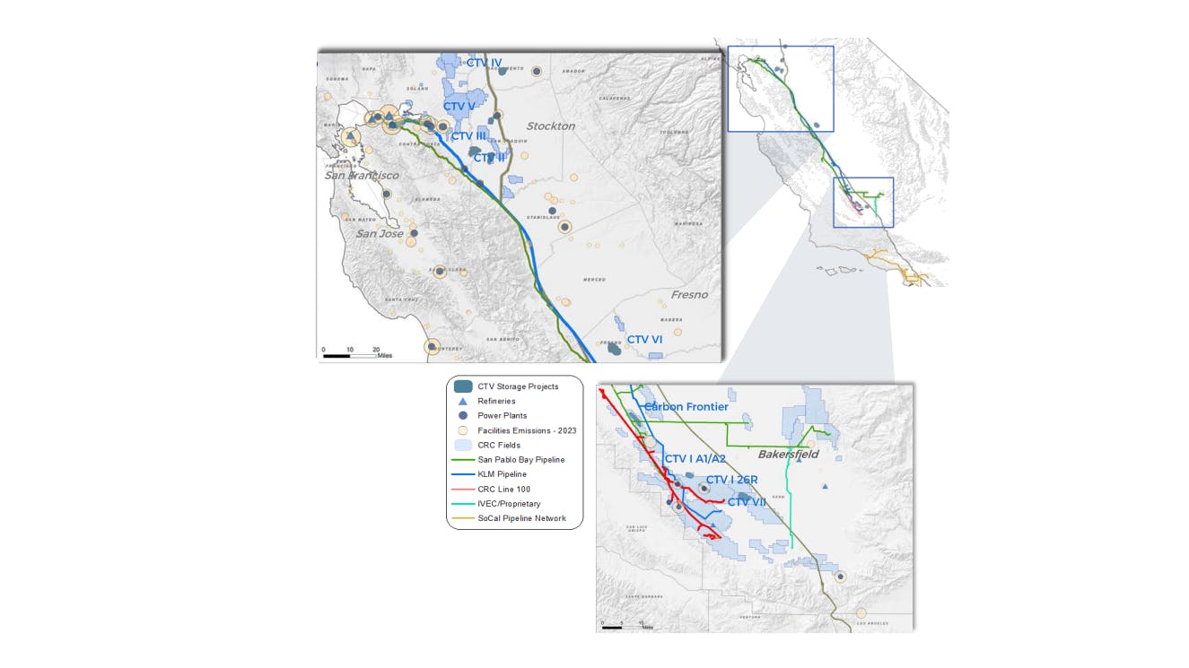 Pipeline assets acquired by California Resources Corp.