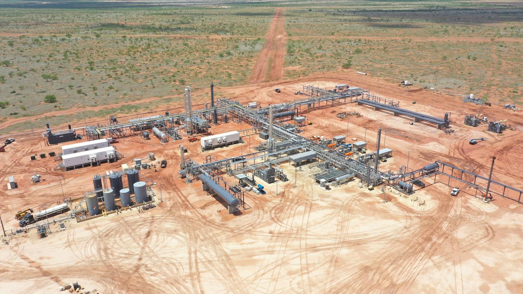 Tejon gas gathering, sour gas treatment operations in the Midland basin.
