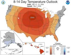 8-14 day temperature outlook